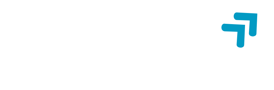 PromoXion Media logo featuring bold white text with two cyan-blue arrows (#029ac3), symbolizing forward movement and strategic growth.